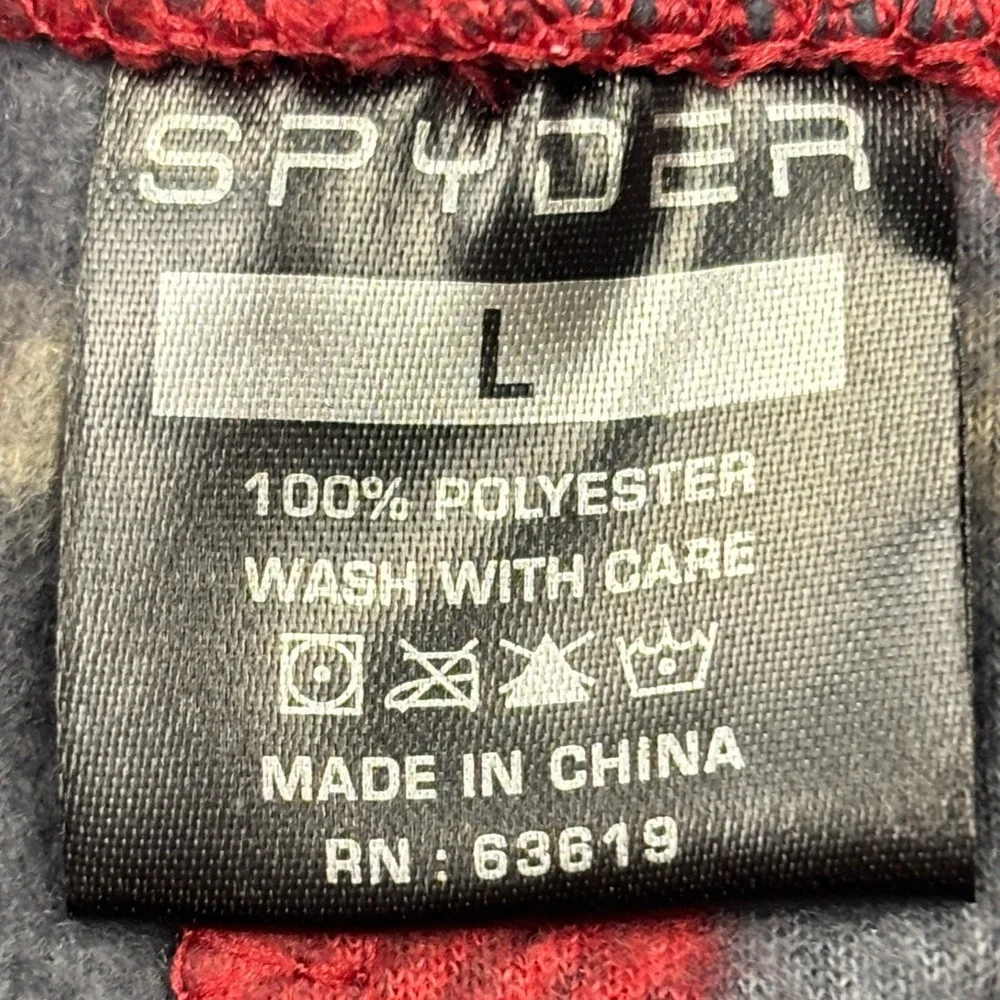Spyder Pajama Pants Mens Large Red Plaid Fleece Loungewear New NWT Size L